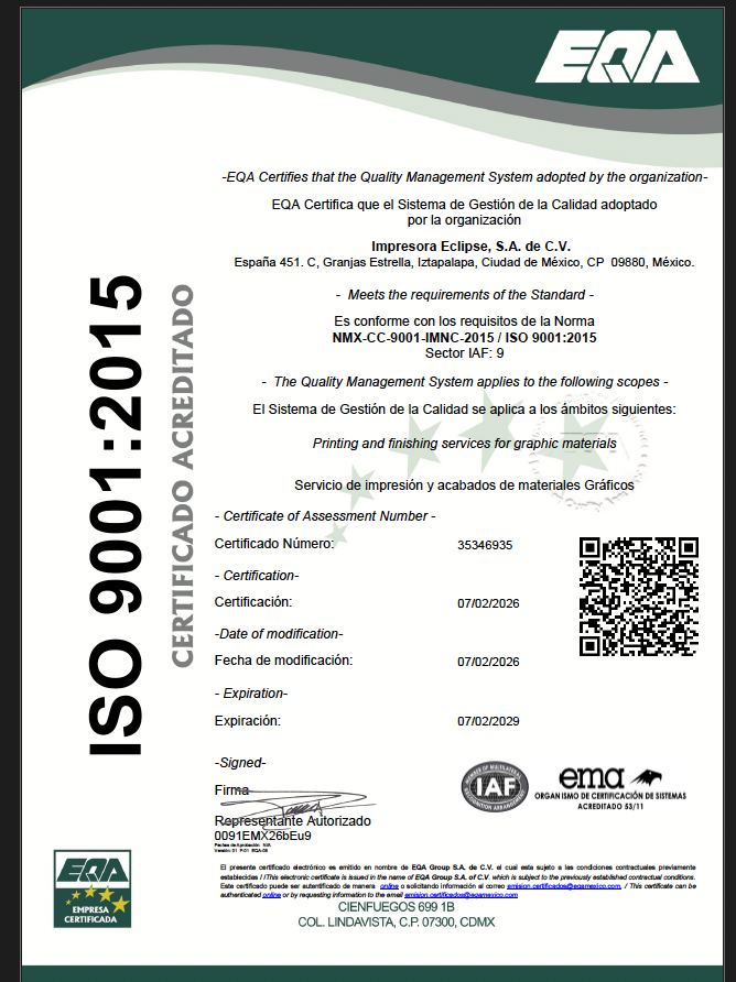 ISO 9001:2015